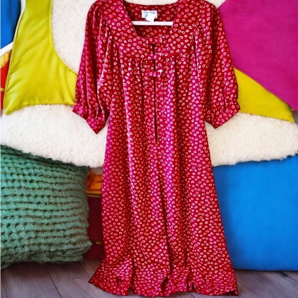 Liberty House LOLA Hawaian Maxi Dress Vintage 80's - Picture 2 of 14